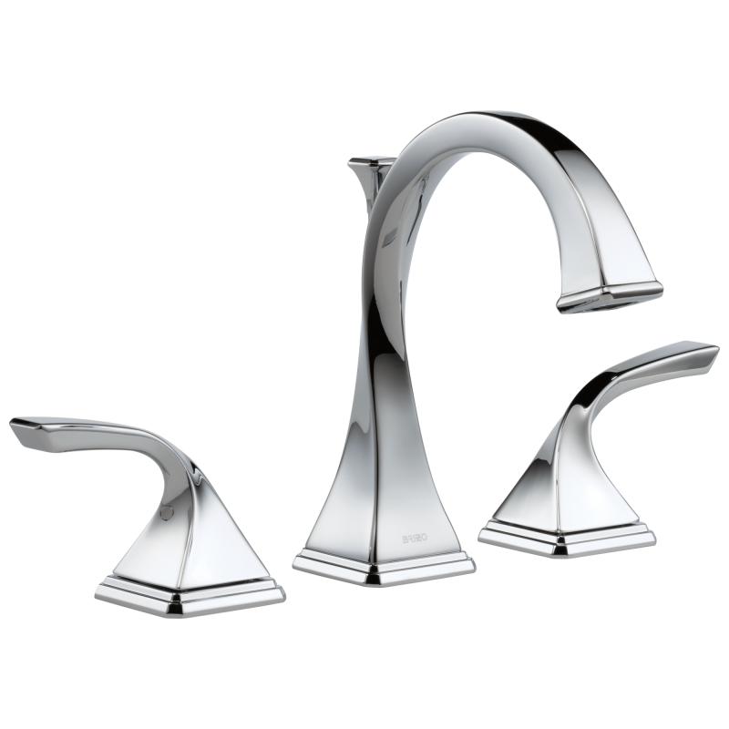 BRIZO Virage Widespread Lavatory Faucet 1.2 GPM — Chrome