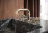 BRIZO Litze Widespread Lavatory Wheel Handle Kit — Polished Nickel