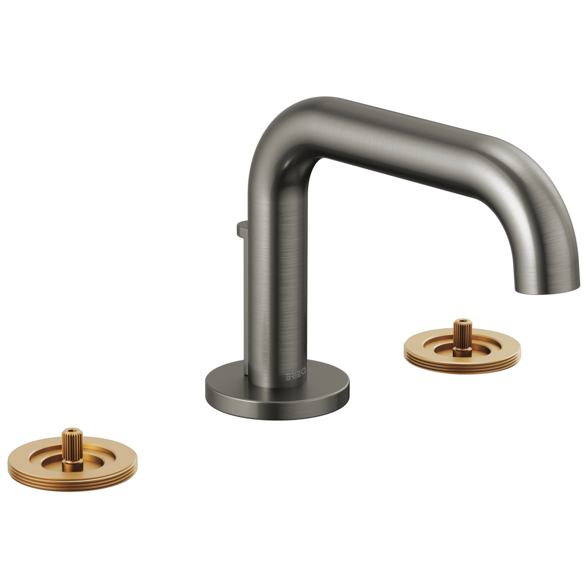 BRIZO Litze Widespread Lavatory Faucet with Low Spout - Less Handles 1.5 GPM — Luxe Steel
