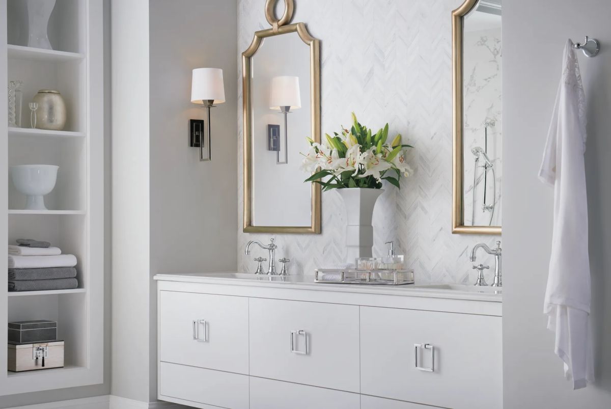 BRIZO Traditional Double Robe Hook — Chrome