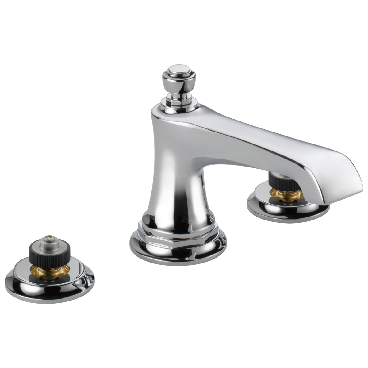 BRIZO Rook Widespread Lavatory Faucet - Less Handles 1.2 GPM — Chrome