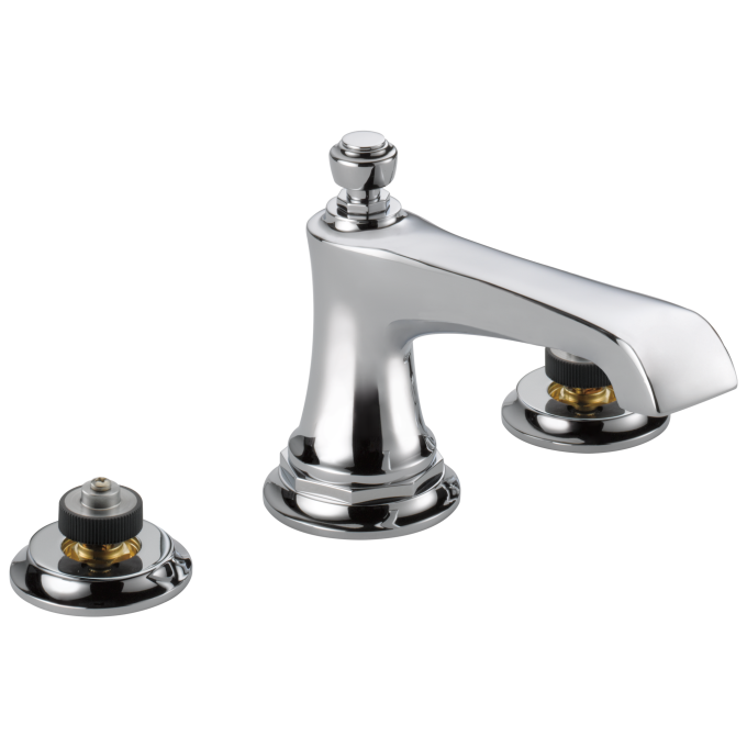 BRIZO Rook Widespread Lavatory Faucet - Less Handles 1.2 GPM — Chrome