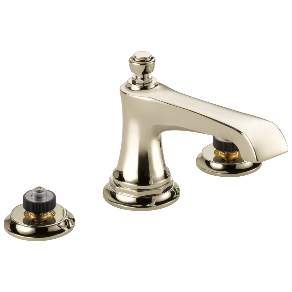 BRIZO Rook Widespread Lavatory Faucet - Less Handles 1.2 GPM — Polished Nickel