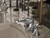 BRIZO Rook Widespread Lavatory and Bidet Cross Handle Kit — Chrome