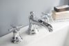 BRIZO Rook Widespread Lavatory and Bidet Cross Handle Kit — Chrome