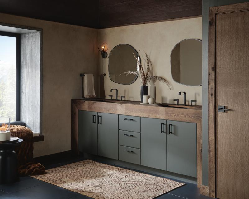 BRIZO Allaria Drawer Pull — Matte Black