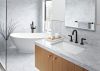 BRIZO Odin 24" Towel Bar — Matte Black