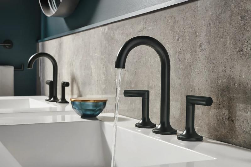 BRIZO Jason Wu for BRIZO Widespread Lavatory High Lever Handles — Matte Black