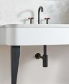 BRIZO Jason Wu for BRIZO Widespread Lavatory Faucet - Less Handles — Matte Black