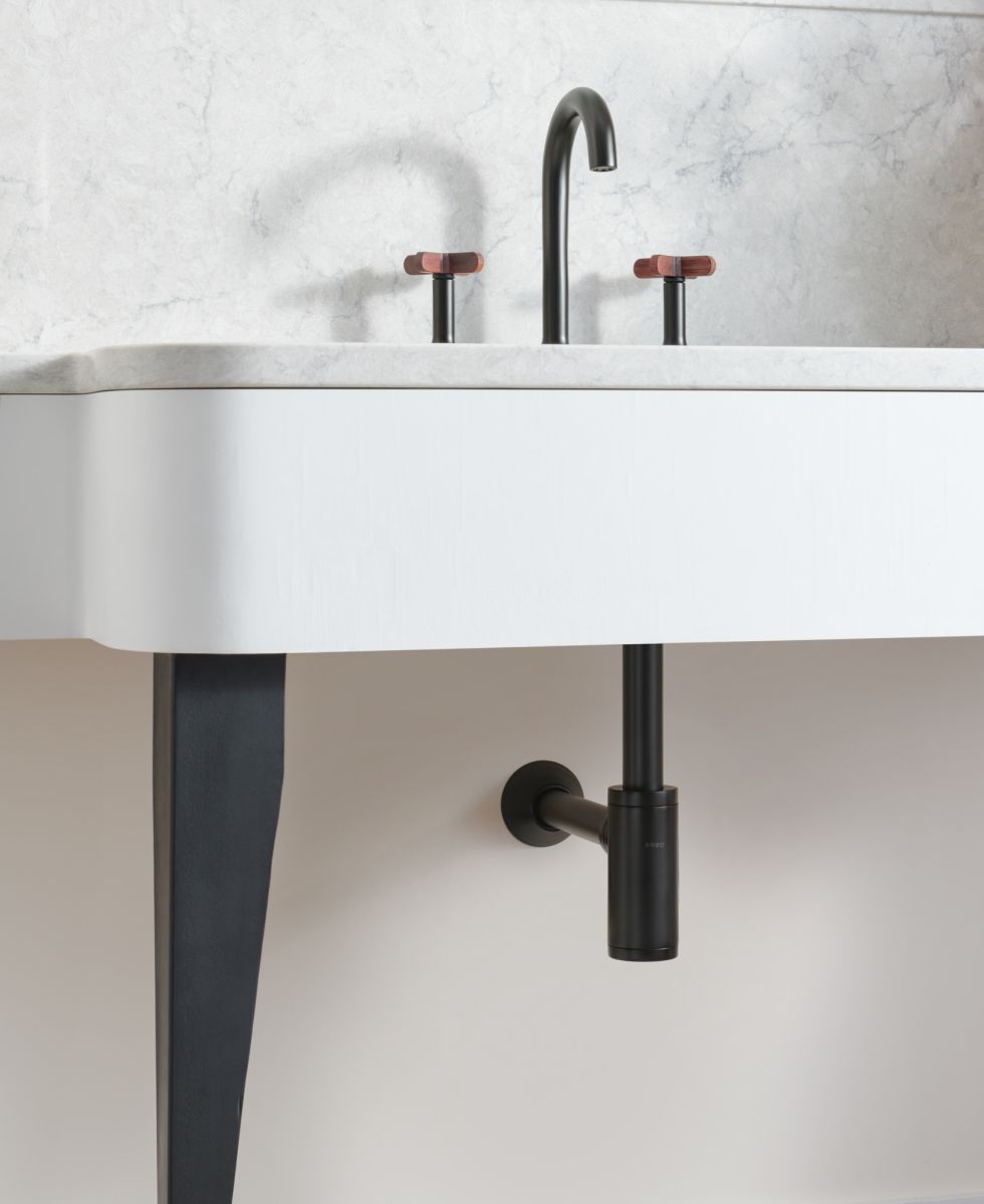 BRIZO Jason Wu for BRIZO Widespread Lavatory Faucet - Less Handles — Matte Black