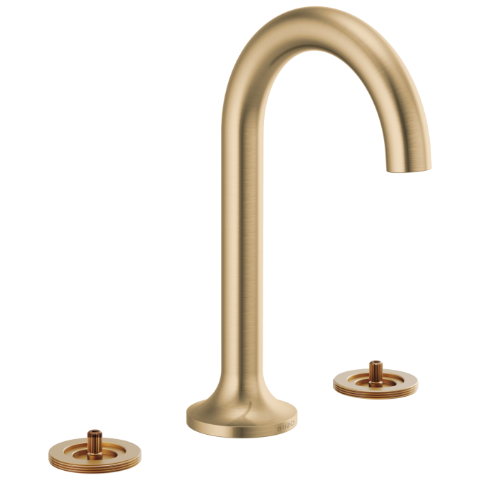 BRIZO Odin Widespread Lavatory Faucet - Less Handles — Luxe Gold