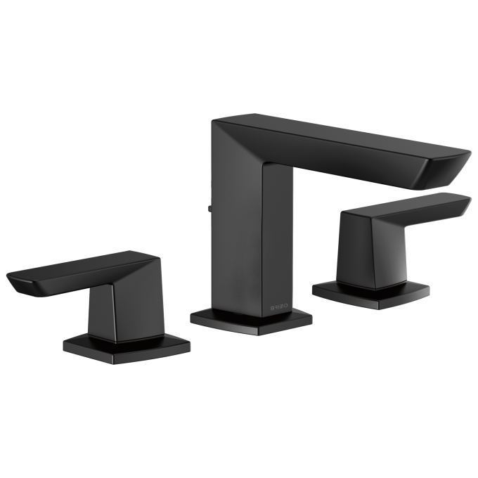 BRIZO Vettis Widespread Lavatory Faucet 1.2 GPM — Matte Black