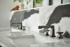 BRIZO Levoir Widespread Lavatory High Cross Handle Kit — Brilliance Black Onyx