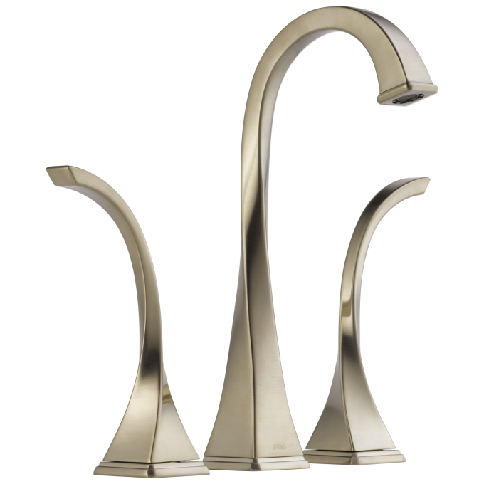 BRIZO Virage Widespread Vessel Lavatory Faucet 1.2 GPM — Brushed Nickel