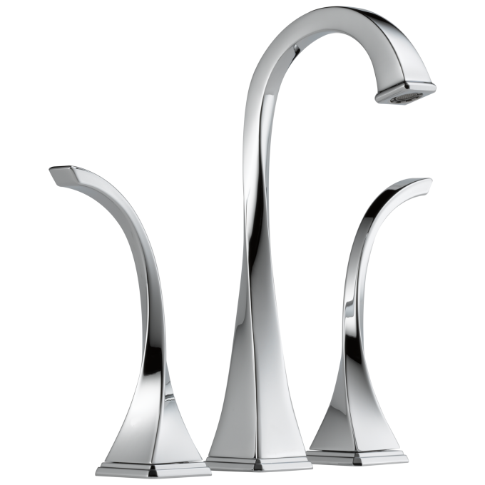 BRIZO Virage Widespread Vessel Lavatory Faucet 1.2 GPM — Chrome