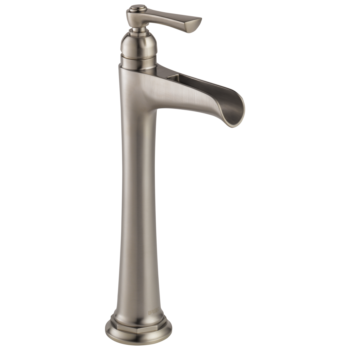 BRIZO Rook Single-Handle Vessel Lavatory Faucet with Channel Spout 1.5 GPM — Luxe Nickel