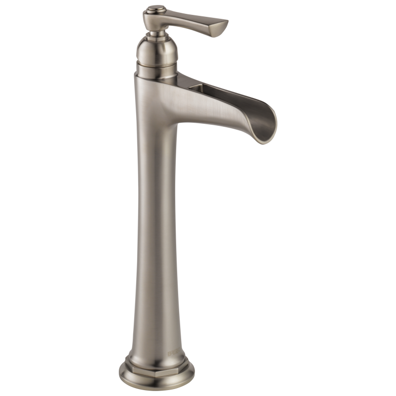 BRIZO Rook Single-Handle Vessel Lavatory Faucet 1.2 GPM — Luxe Nickel