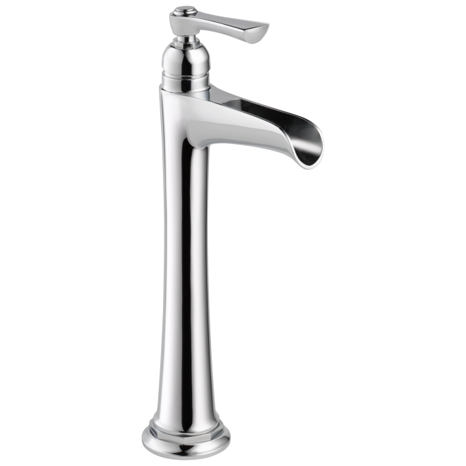 BRIZO Rook Single-Handle Vessel Lavatory Faucet with Channel Spout 1.5 GPM — Chrome