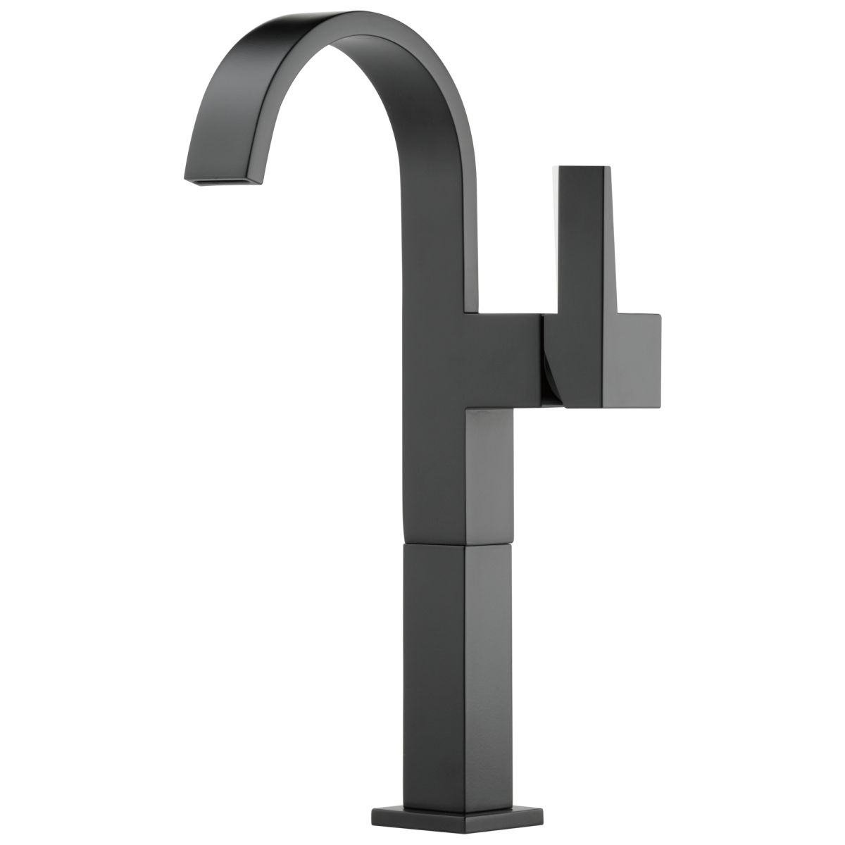 BRIZO Siderna Single-Handle Vessel Lavatory Faucet 1.5 GPM — Matte Black