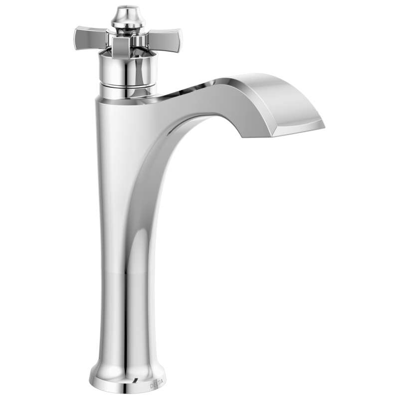 DELTA Dorval Single Handle Mid-Height Vessel Bathroom Faucet — Chrome
