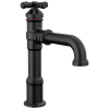 DELTA Broderick Single Handle Bathroom Faucet — Matte Black