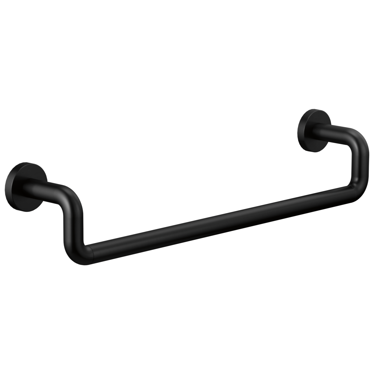 BRIZO Litze 18" Towel Bar — Matte Black
