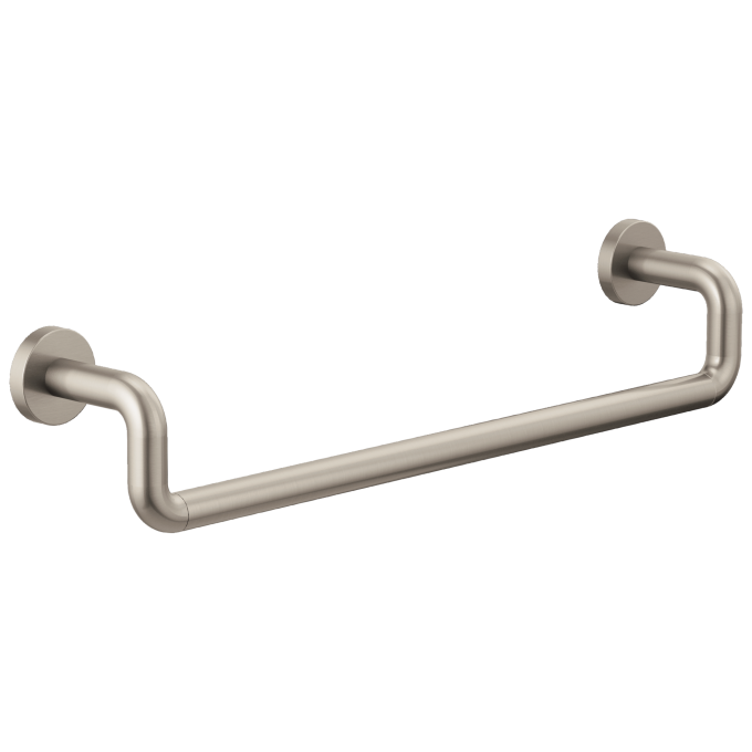 BRIZO Litze 18" Towel Bar — Luxe Nickel
