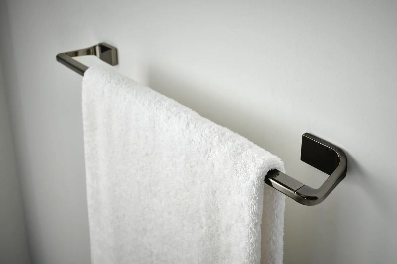 BRIZO Levoir 18" Towel Bar — Brilliance Black Onyx