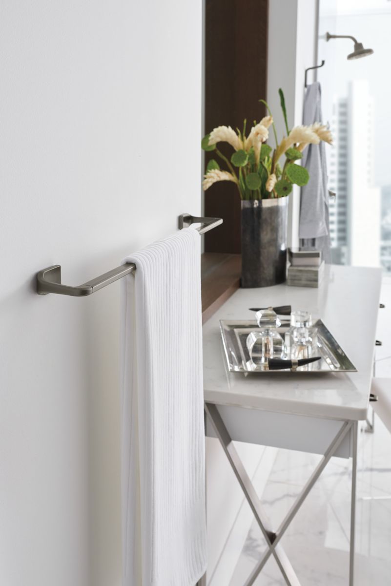 BRIZO Levoir Drawer Knob — Luxe Steel