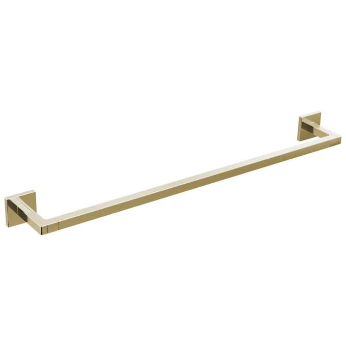 BRIZO Frank Lloyd Wright 24" Towel Bar — Polished Nickel