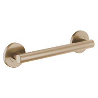 BRIZO 12" Linear Round Grab Bar — Luxe Gold