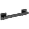 BRIZO 12" Linear Square Grab Bar — Matte Black
