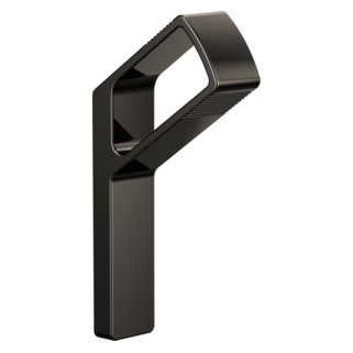BRIZO Kintsu Robe Hook — Brilliance Black Onyx