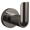 BRIZO Roccesco Single Robe Hook — Brilliance Black Onyx