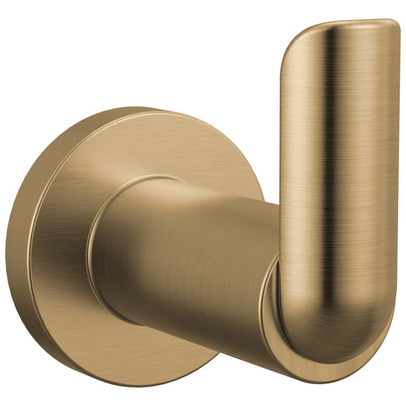 BRIZO Roccesco Single Robe Hook — Luxe Gold
