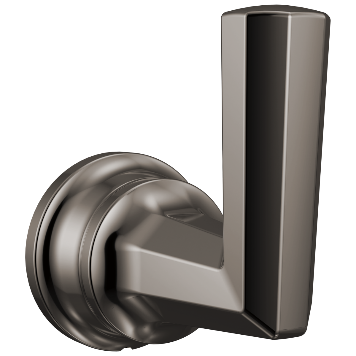 BRIZO Beauclere Single Robe Hook — Brilliance Black Onyx