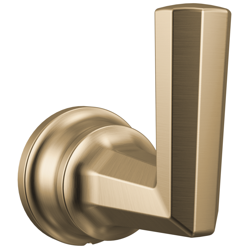 BRIZO Beauclere Single Robe Hook — Luxe Gold