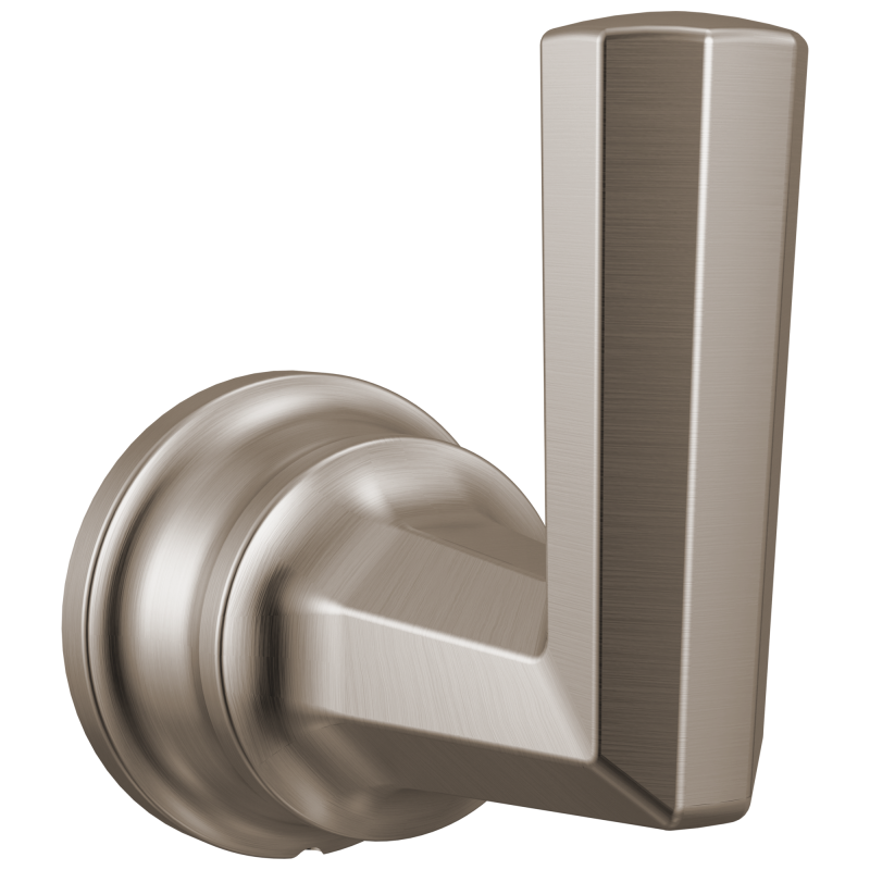 BRIZO Beauclere Single Robe Hook — Luxe Nickel
