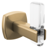 BRIZO Allaria Robe Hook — Luxe Gold / Clear Acrylic