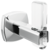 BRIZO Allaria Robe Hook — Polished Chrome / Clear Acrylic