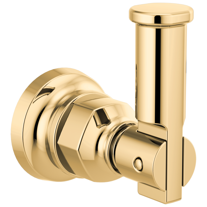 BRIZO Invari Robe Hook — Polished Gold