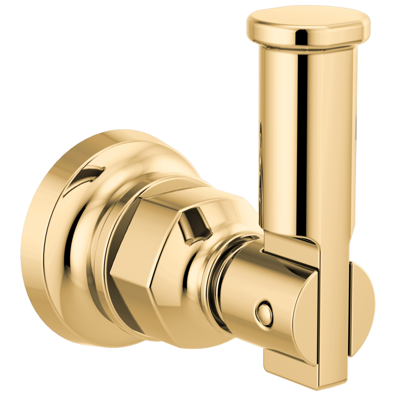 BRIZO Invari Robe Hook — Polished Gold