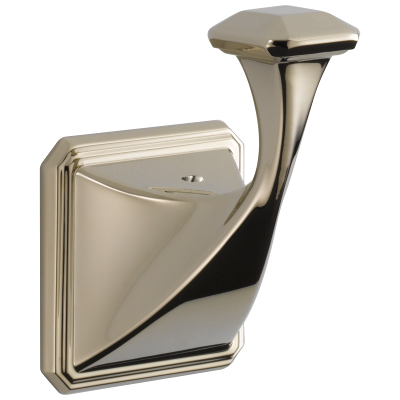 BRIZO Virage Robe Hook — Polished Nickel