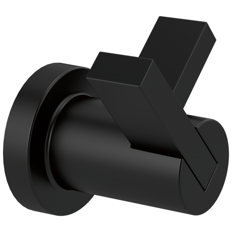 BRIZO Litze Double Robe Hook — Matte Black