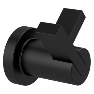 BRIZO Litze Double Robe Hook — Matte Black