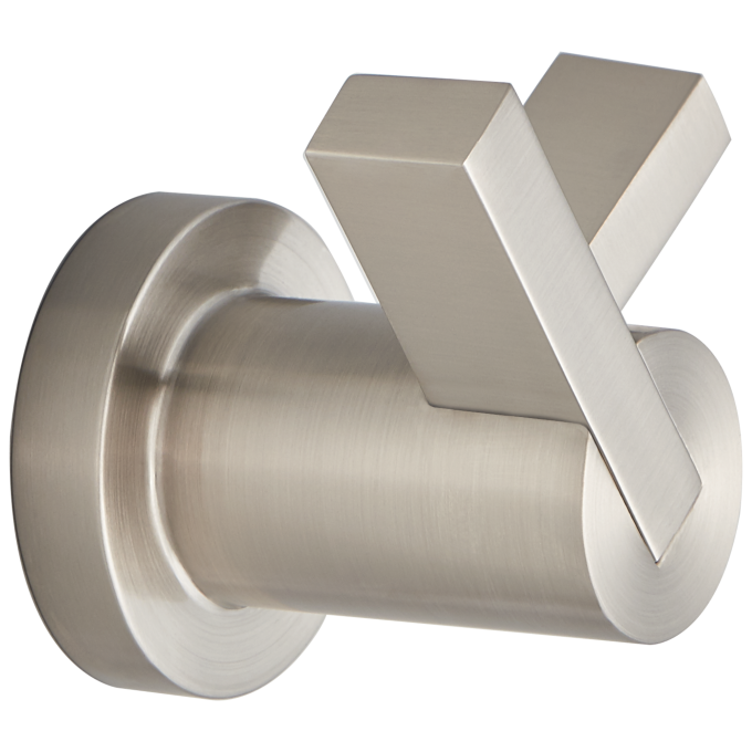 BRIZO Litze Double Robe Hook — Luxe Nickel