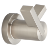 BRIZO Litze Double Robe Hook — Luxe Nickel