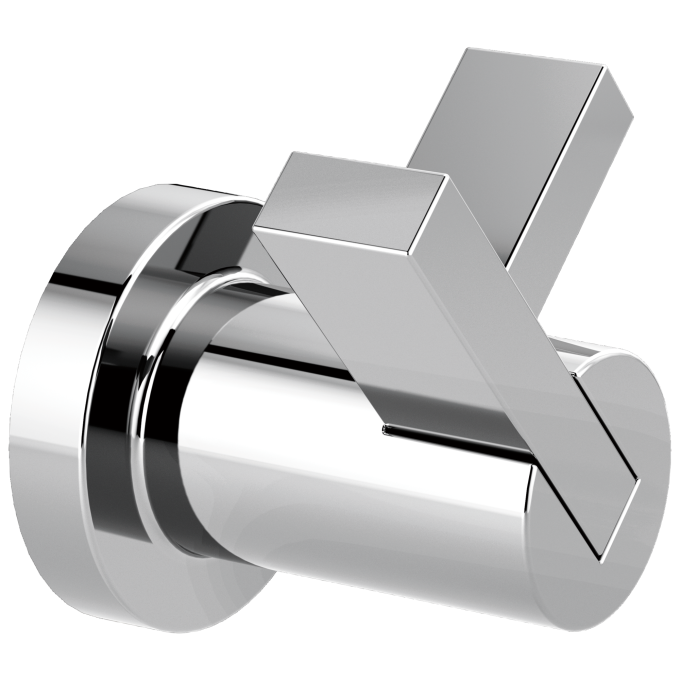 BRIZO Litze Double Robe Hook — Chrome