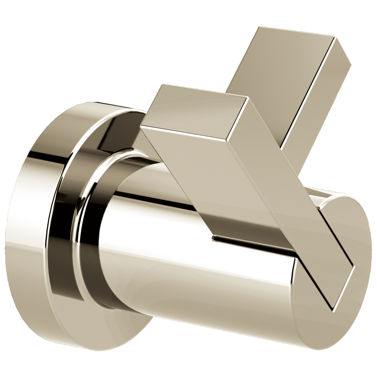 BRIZO Litze Double Robe Hook — Polished Nickel