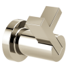 BRIZO Litze Double Robe Hook — Polished Nickel